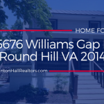 35676 Williams Gap Rd Round Hill VA 20141 | Home for Sale